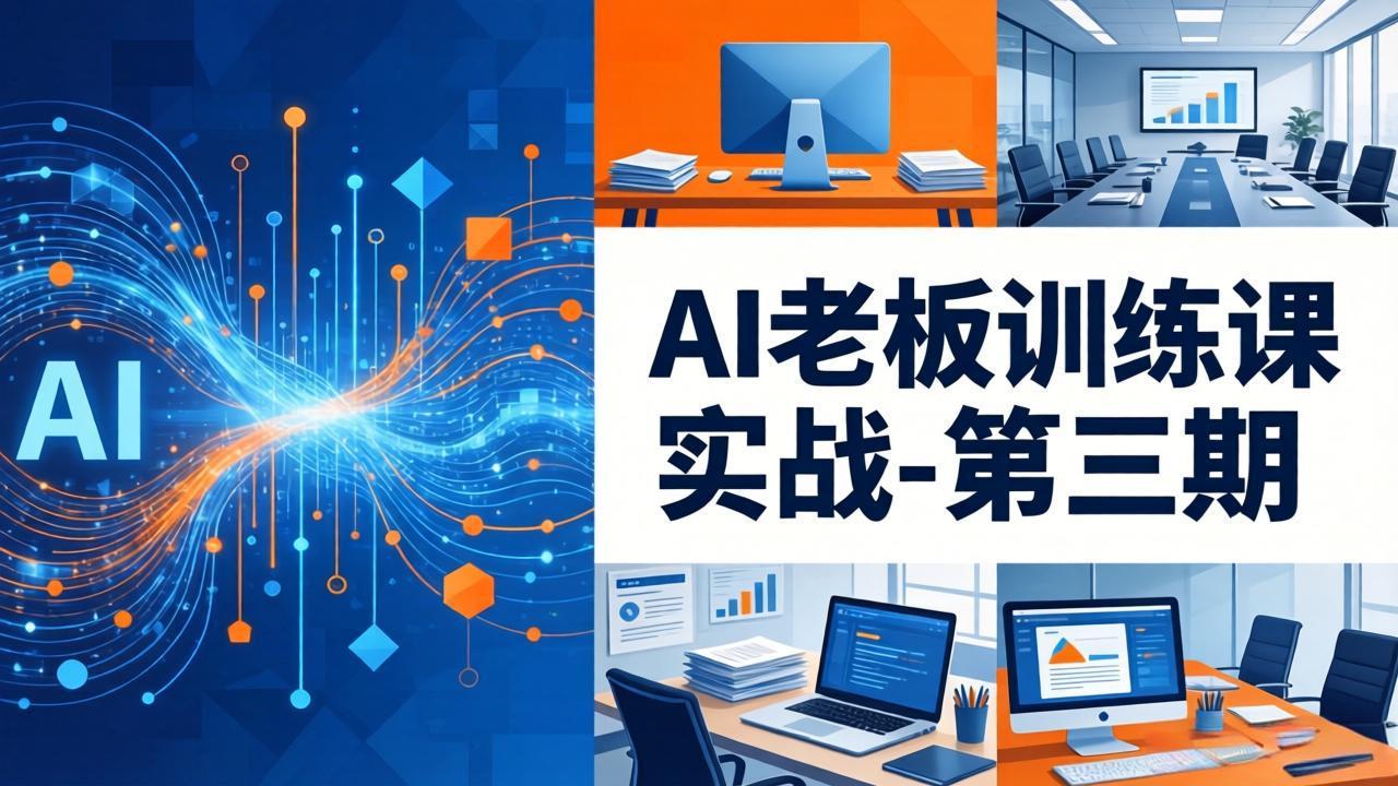 AI老板训练课实战-第三期：AI+内容应用落地教学，从0到1打通AI变现完整路径-HEIXMI（中国站）