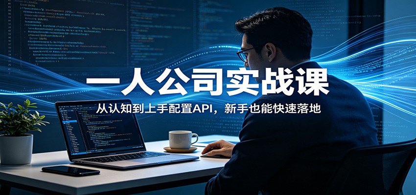 一人公司实战课：从认知到上手配置API，新手也能快速落地-HEIXMI（中国站）