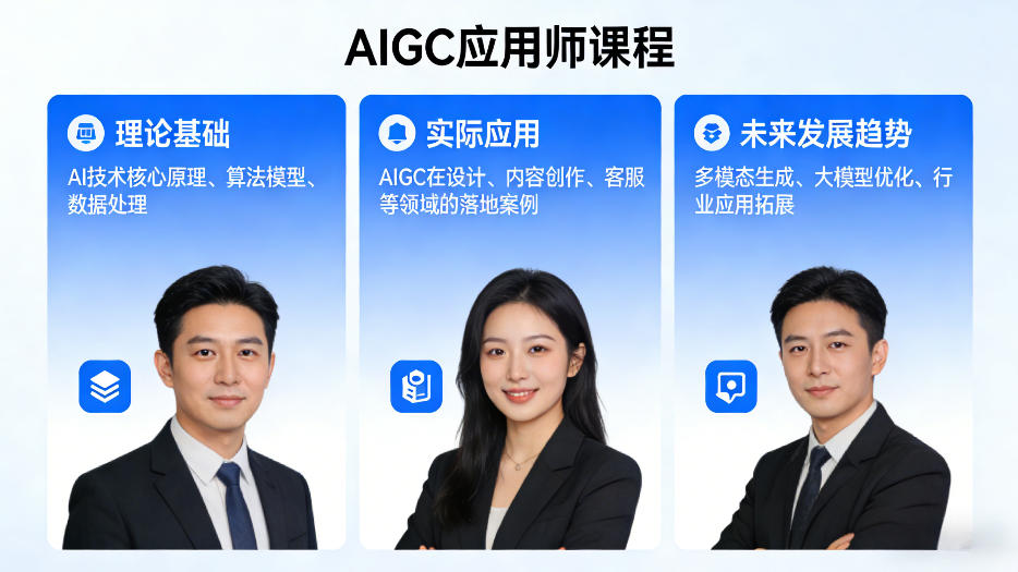 AIGC应用师课程，覆盖了AI技术的理论基础、实际应用、以及未来发展趋势(更新)-HEIXMI（中国站）
