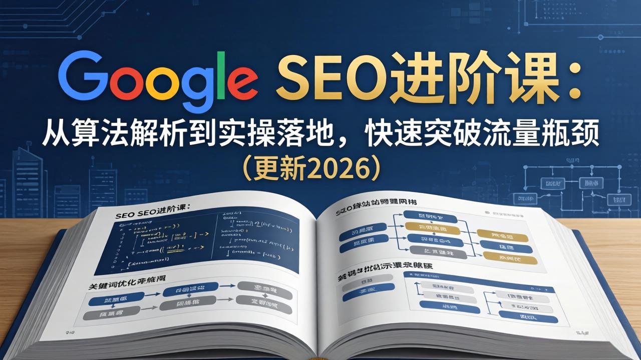 Google SEO进阶课：从算法解析到实操落地，快速突破流量瓶颈(更新2026-HEIXMI（中国站）
