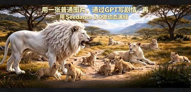 用一张普通图片，通过GPT写剧情，再用Seedance 2.0做动态演绎，居然能生成迪士尼风格搞笑动画-HEIXMI（中国站）