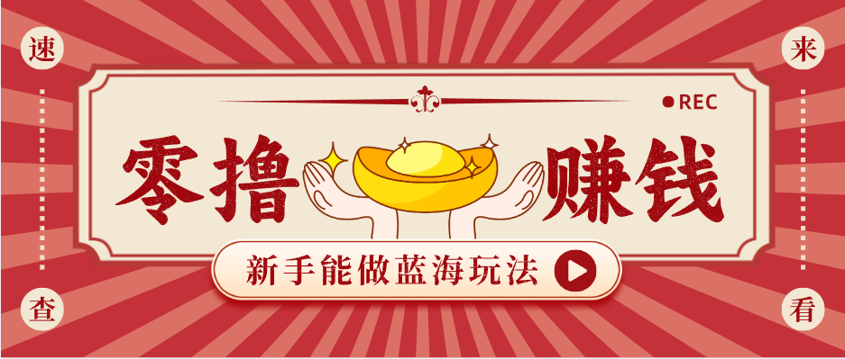 新手也能变现的蓝海玩法，一个人人能做的项目，需求量极大日入300+！-HEIXMI（中国站）