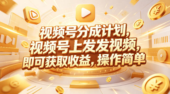 视频号分成计划，599元众筹的Red团队课程，视频号上发发视频，即可获取收益，操作简单-HEIXMI（中国站）