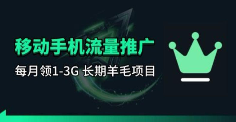 手机流量领取推广_每月一轮，刚需类的长期项目-HEIXMI（中国站）