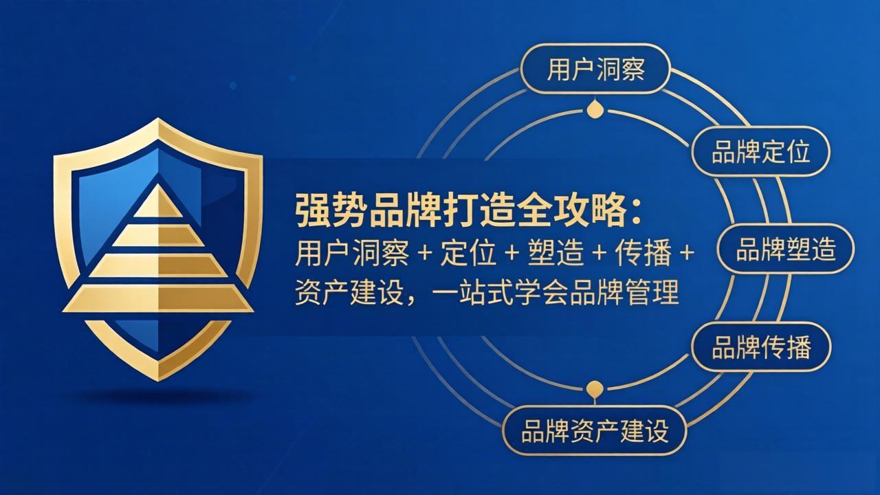 强势品牌打造全攻略：用户洞察 + 定位 + 塑造 + 传播 + 资产建设，一站式学会品牌管理-HEIXMI（中国站）