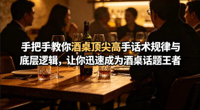 付费文章：手把手教你酒桌顶尖高手话术规律与底层逻辑，让你迅速成为酒桌话题王者(二十年全网独家经验分享)-HEIXMI（中国站）