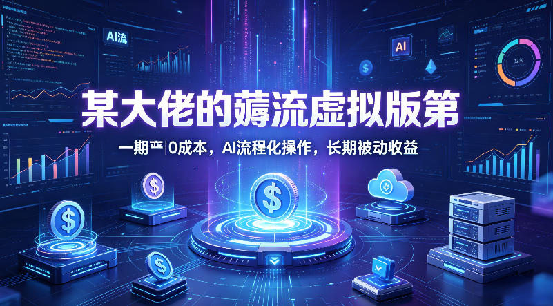 某大佬的薅流虚拟版第一期丨0成本，AI流程化操作，长期被动收益-HEIXMI（中国站）