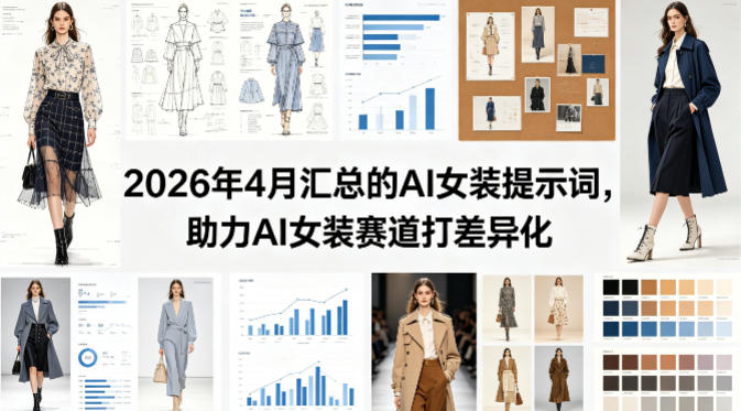 2026年4月汇总的AI女装提示词，助力AI女装赛道打差异化-HEIXMI（中国站）