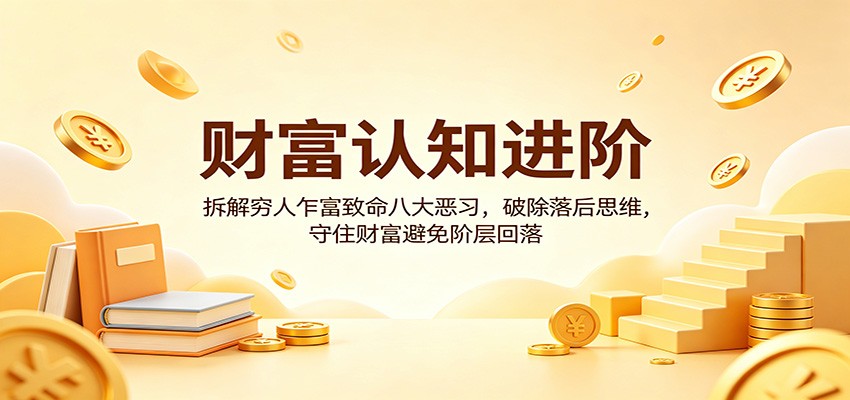 财富认知进阶：拆解穷人乍富致命八大恶习，破除落后思维，守住财富避免阶层回落-HEIXMI（中国站）