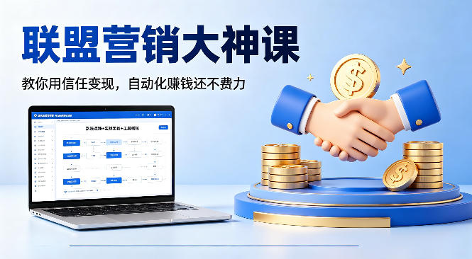 联盟营销大神课，教你用信任变现，自动化賺钱还不费力【原创双语字幕】-HEIXMI（中国站）