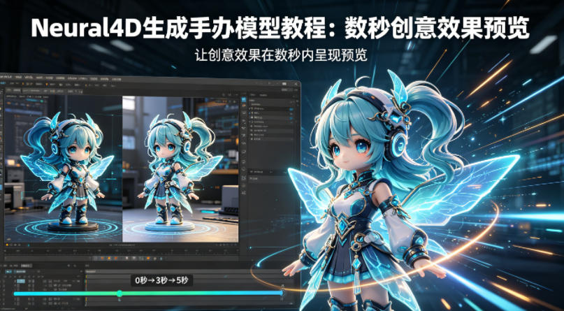 Neural4D生成手办模型教程，让创意效果在数秒内呈现预览-HEIXMI（中国站）