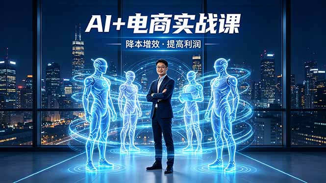 AI+电商实战课，1人+N个AI 智能体，把SOP变AI员工，实现降本增效提高利润-HEIXMI（中国站）