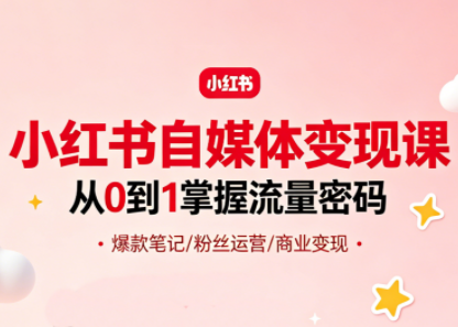 大漂亮·小红书自媒体变现课-HEIXMI（中国站）