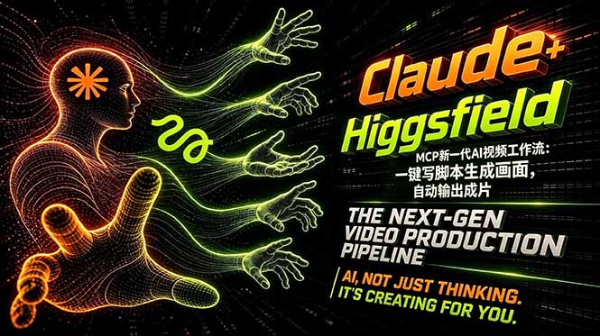 Claude+Higgsfield MCP新一代AI视频工作流：一键写脚本生成画面，自动输出成片-HEIXMI（中国站）