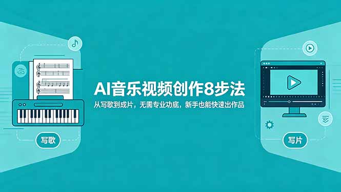 AI音乐视频创作8步法：从写歌到成片，无需专业功底，新手也能快速出作品-HEIXMI（中国站）