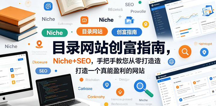 目录网站创富指南，Niche+SEO，手把手教您从零打造打造一个真能盈利的网站【原创双语字幕】-HEIXMI（中国站）
