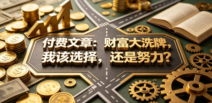 付费文章：财富大洗牌，我该选择，还是努力？-HEIXMI（中国站）