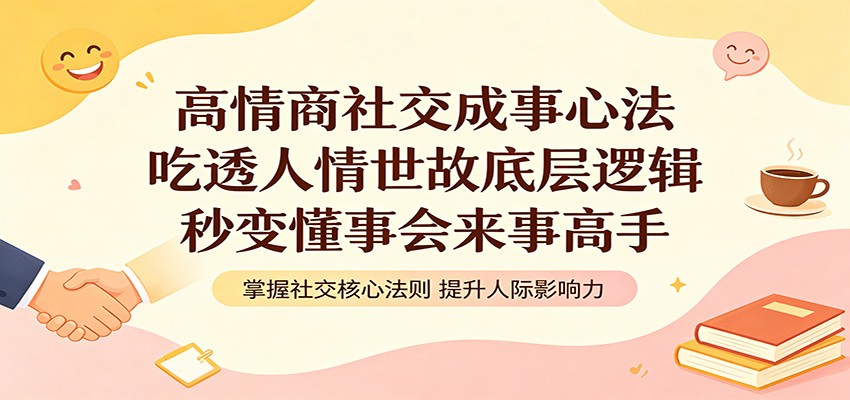 高情商社交成事心法：吃透人情世故底层逻辑，秒变懂事会来事高手-HEIXMI（中国站）