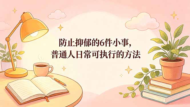 付费文章：防止抑郁的6件小事，普通人日常可执行的方法-HEIXMI（中国站）