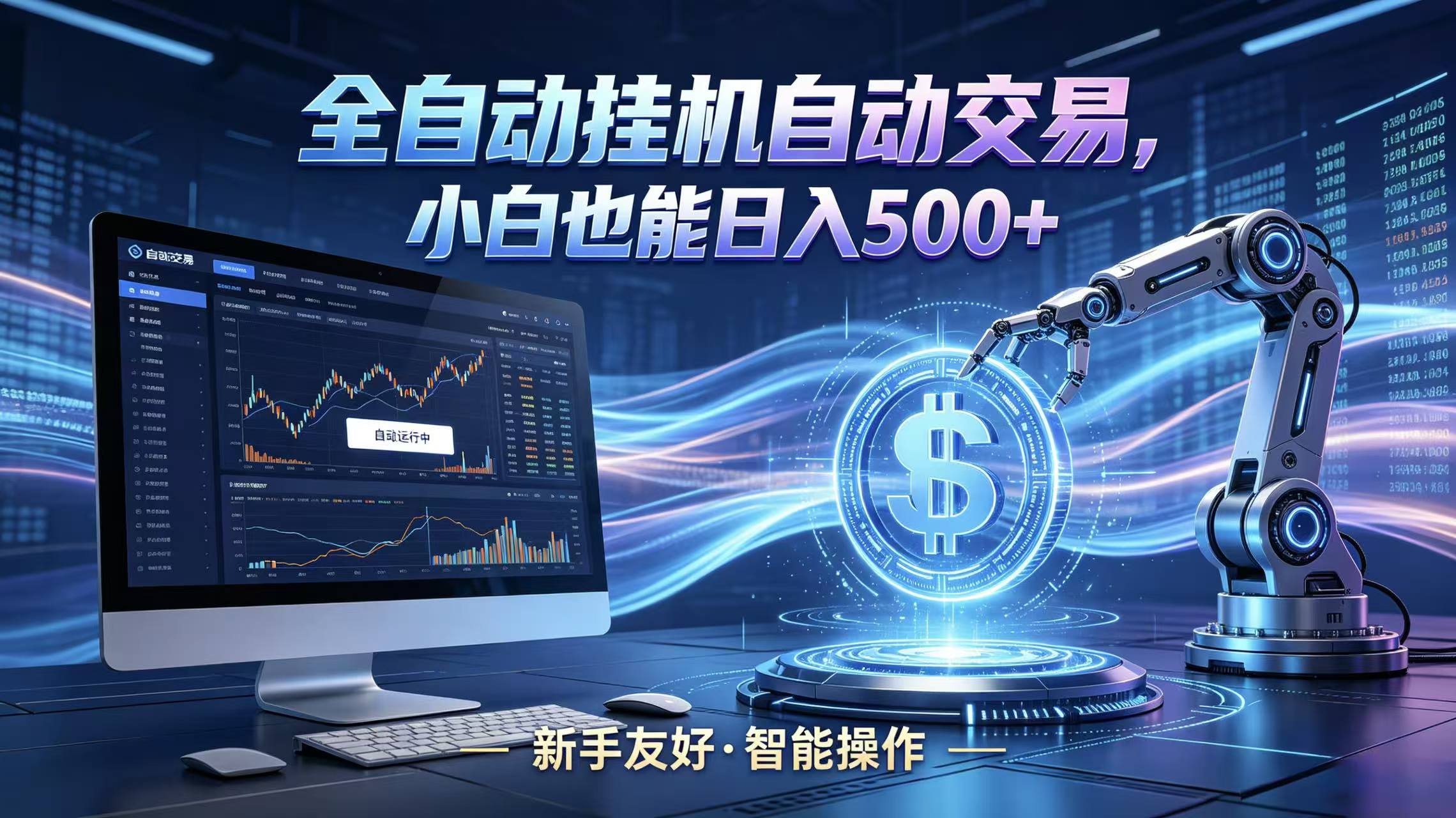 全新智能化交易助手，傻瓜式操作，小白也能快速上手，轻松实现日入500+-HEIXMI（中国站）