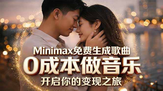Minimax免费生成歌曲实测！0成本做音乐，说唱流行Lofi一键生成-HEIXMI（中国站）