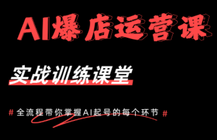 AI爆店运营，从0-1实体店流量起号课程-HEIXMI（中国站）