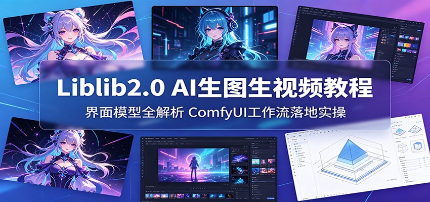 Liblib2.0 AI生图生视频教程：界面模型全解析，ComfyUI工作流落地实操-HEIXMI（中国站）