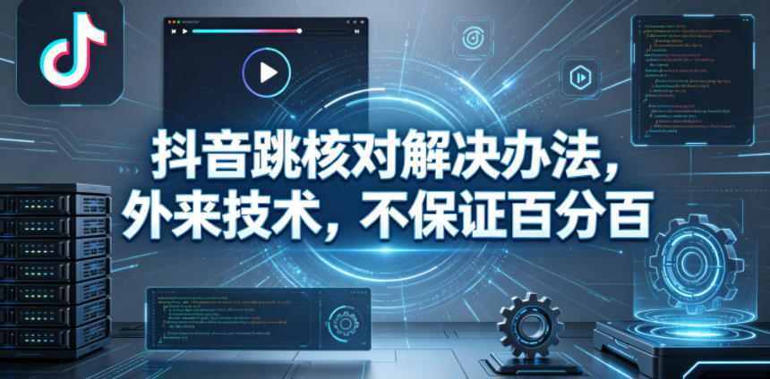 抖音跳核对解决办法，外来技术，不保证百分百-HEIXMI（中国站）
