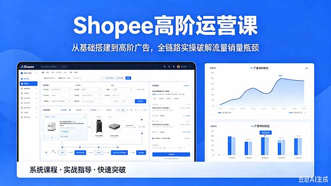 Shopee高阶运营课-2026年5月更新，从基础搭建到高阶广告，全链路实操破解流量销量瓶颈-HEIXMI（中国站）