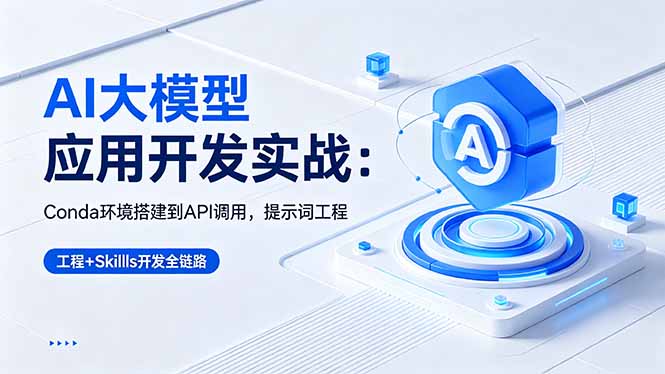 AI 大模型应用开发实战：Conda环境搭建到API调用，提示词工程+Skills开发全链路-HEIXMI（中国站）