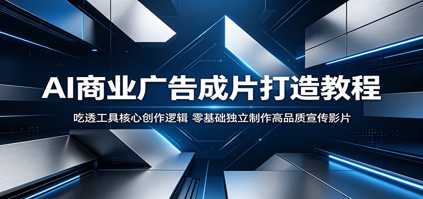 AI商业广告成片打造教程：吃透工具核心创作逻辑，零基础独立制作高品质宣传影片-HEIXMI（中国站）