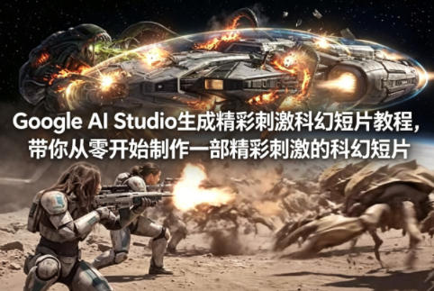 Google AI Studio生成精彩刺激科幻短片教程，带你从零开始制作一部精彩刺激的科幻短片【双语字幕】-HEIXMI（中国站）