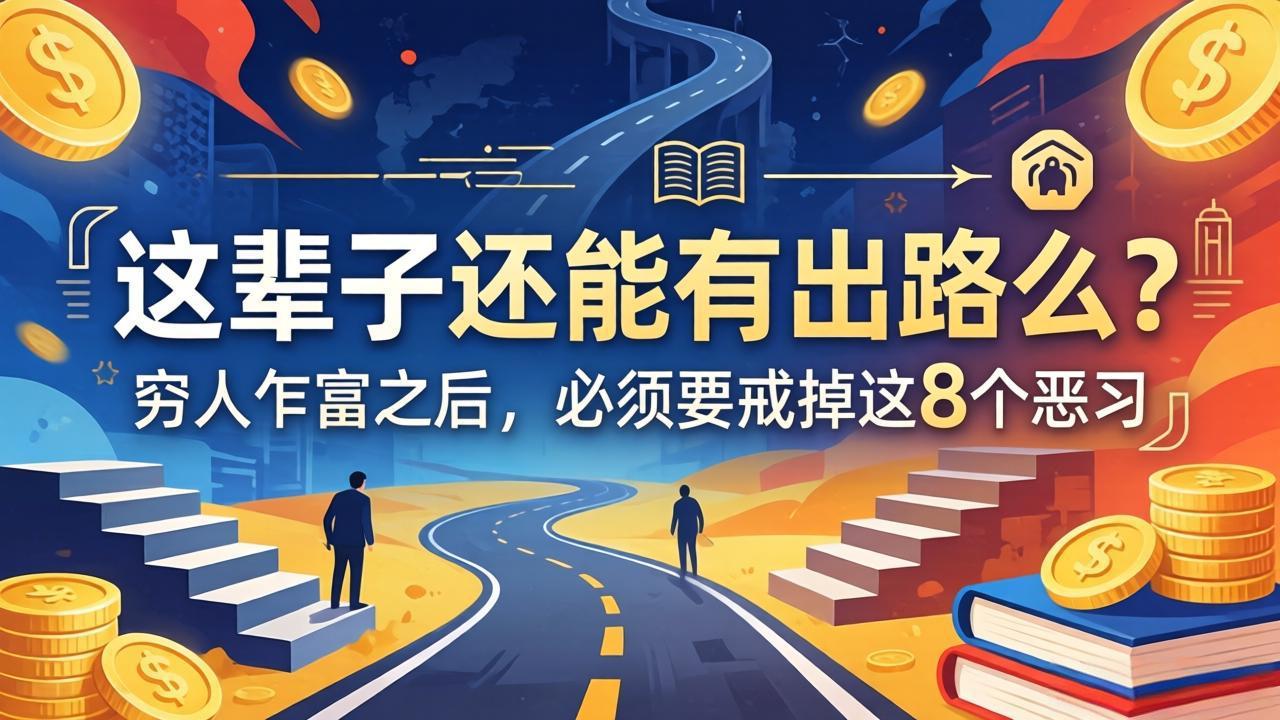 关于人生两篇付费文章【这辈子还能有出路么？】【穷人乍富之后，必须要戒掉这8个恶习】-HEIXMI（中国站）