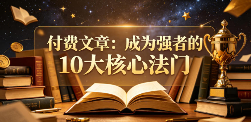 付费文章：成为强者的10大核心法门-HEIXMI（中国站）