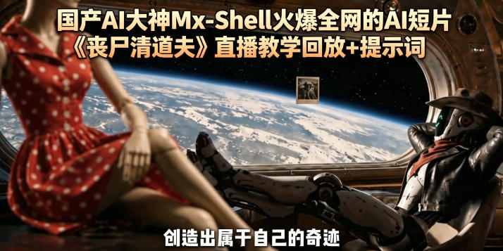 国产AI大神Mx-Shell火爆全网的AI短片《丧尸清道夫》直播教学回放+提示词-HEIXMI（中国站）