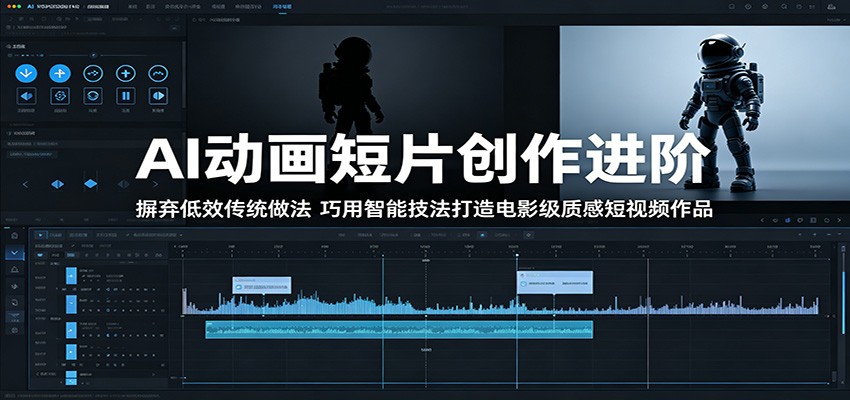 AI动画短片创作进阶：摒弃低效传统做法，巧用智能技法打造电影级质感短视频作品-HEIXMI（中国站）