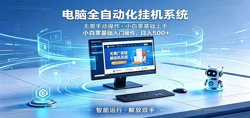 智能广告挂机无需值守，小白上手轻松实现每日增收-HEIXMI（中国站）