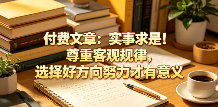 付费文章：实事求是！尊重客观规律，选择好方向努力才有意义-HEIXMI（中国站）