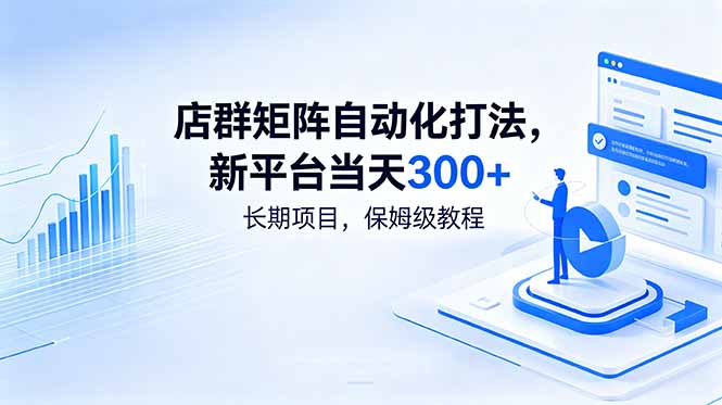 店群矩阵自动化打法，新平台当天300+，长期项目，保姆级教程-HEIXMI（中国站）