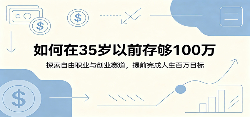 如何在35岁以前存够100万：探索自由职业与创业赛道，提前完成人生百万目标-HEIXMI（中国站）