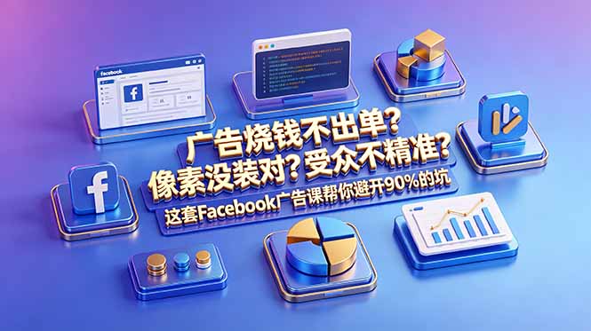 广告烧钱不出单？像素没装对？受众不精准？这套Facebook广告课帮你避开90%的坑-原创双语字幕-HEIXMI（中国站）