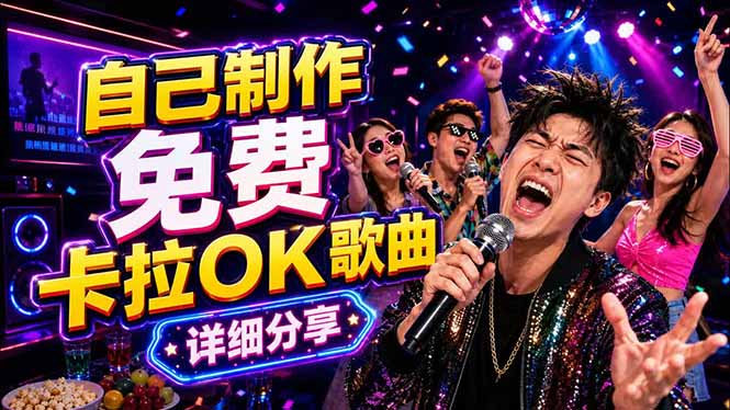 免费卡拉OK歌曲制作全攻略：音轨分离字幕制作，零基础快速做出专业K歌视频-HEIXMI（中国站）