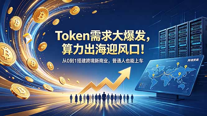 Token需求大爆发，算力出海迎风口！从0到1搭建跨境新商业，普通人也能上车-HEIXMI（中国站）