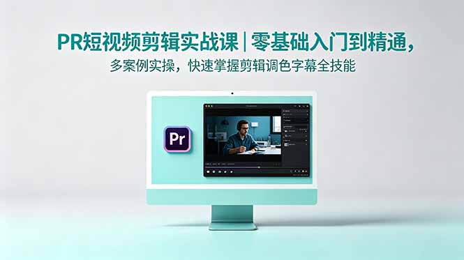 PR短视频剪辑实战课｜零基础入门到精通，多案例实操，快速掌握剪辑调色字幕全技能-HEIXMI（中国站）