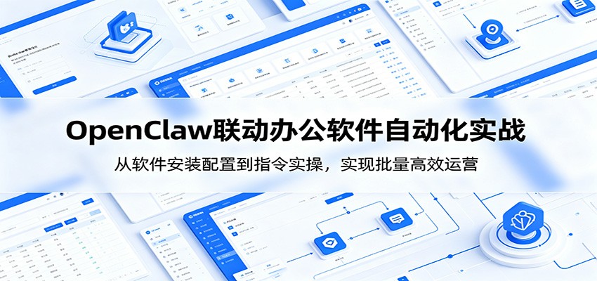 OpenClaw自动化实操课：从软件安装配置到指令实操，实现批量高效运营-HEIXMI（中国站）