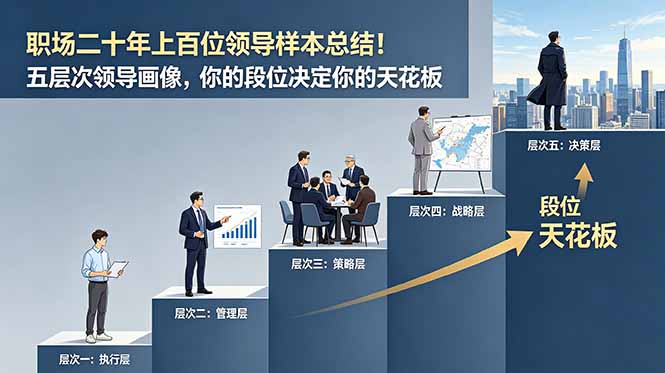 付费文章：职场二十年上百位领导样本总结！五层次领导画像，你的段位决定你的天花板-HEIXMI（中国站）