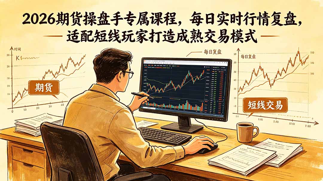 2026期货操盘手专属课程-更新6月，每日实时行情复盘，适配短线玩家打造成熟交易模式-HEIXMI（中国站）