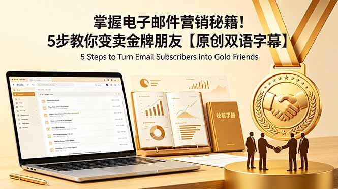掌握电子邮件营销秘籍！5步教你变卖金牌朋友【原创双语字幕】-HEIXMI（中国站）