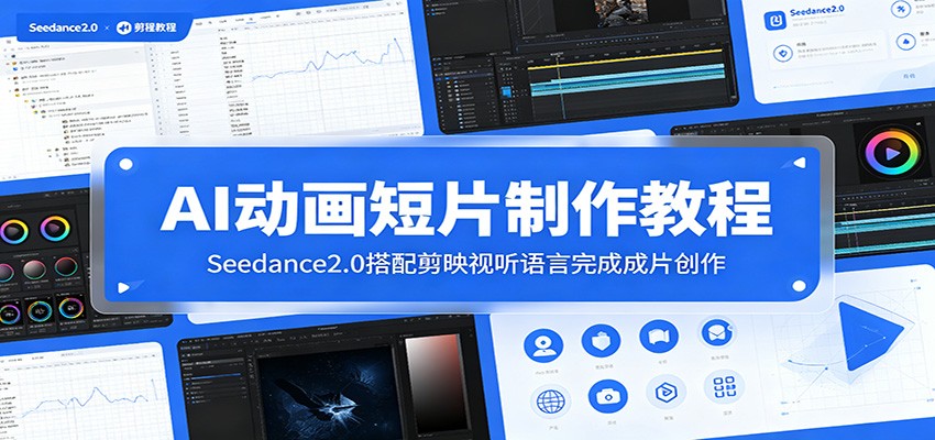 AI动画短片制作教程：Seedance2.0搭配剪映视听语言完成成片创作-HEIXMI（中国站）