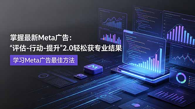 掌握最新的Meta广告，通过“评估-行动-提升”2.0版本轻松获得专业级结果。学习目前学习Meta广告的最佳方法-HEIXMI（中国站）
